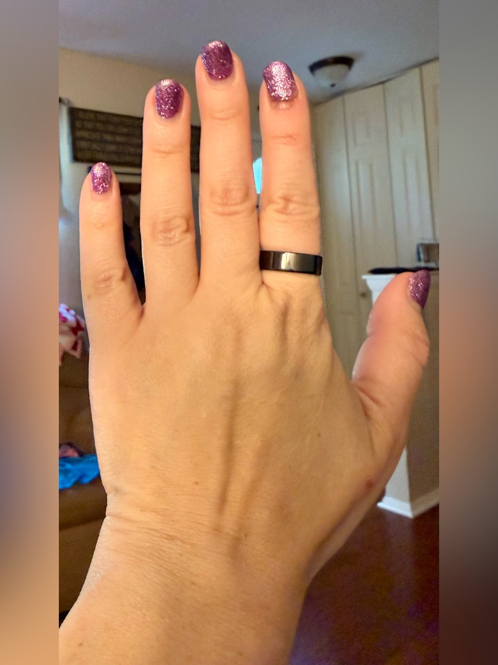 New, 2 Auvulis Vitality Acupressure Magnetic Migraine Rings, Gunmetal & Rose - Picture 8 of 12